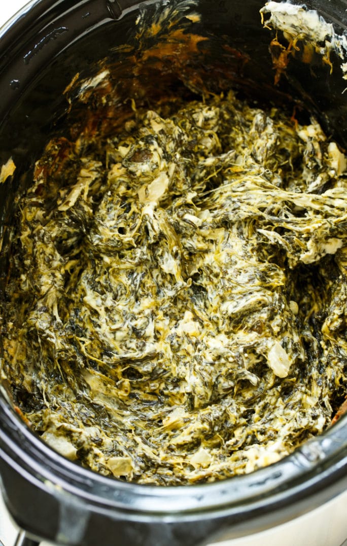 Slow Cooker Jalapeno Creamed Spinach