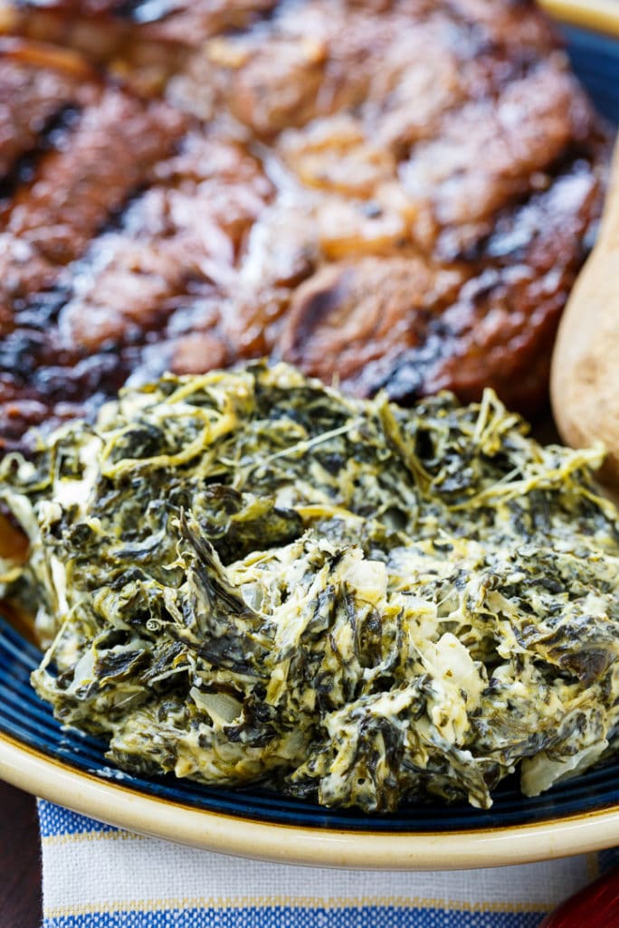 Slow Cooker Jalapeno Creamed Spinach