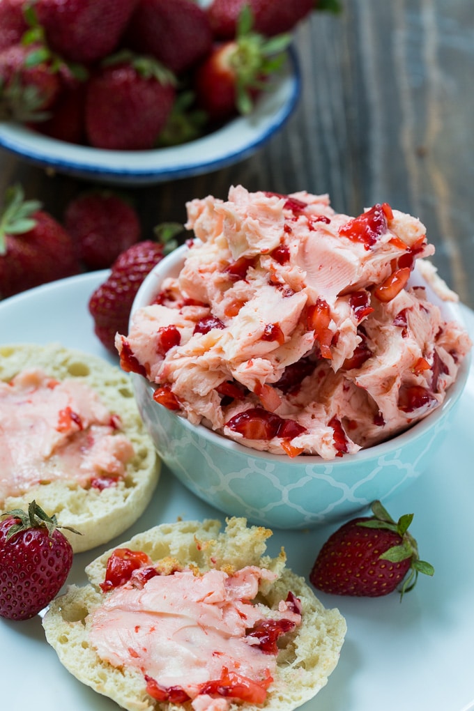 Fresh Strawberry Butter- only 3 ingredients!