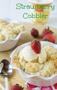 Strawberry Cobbler