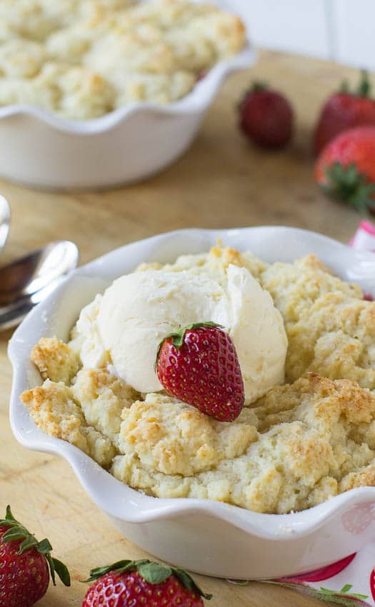 Strawberry Cobbler