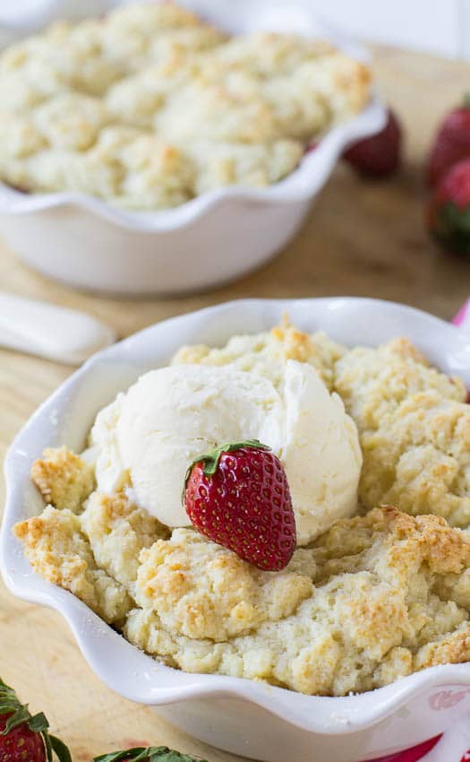 Strawberry Cobbler