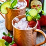 Strawberry Moscow Mules