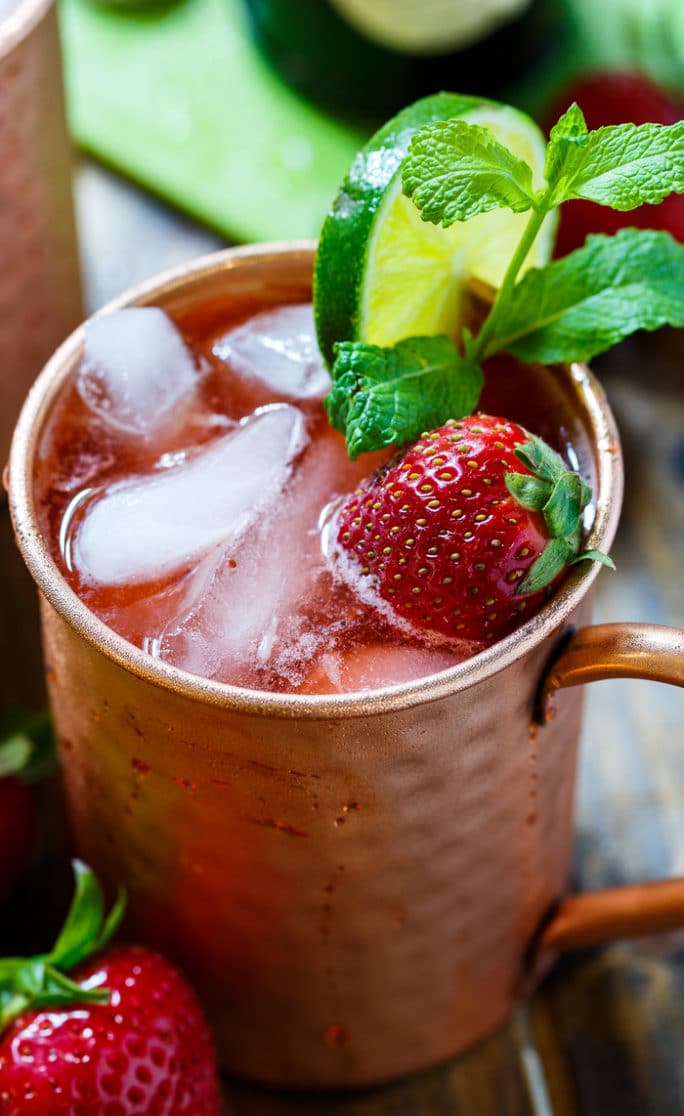 Strawberry Moscow Mule Spicy Southern Kitchen