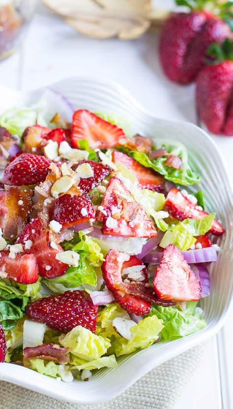 Strawberry, Bacon, and Feta Salad