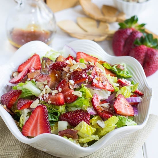 Strawberry, Bacon, and Feta Salad
