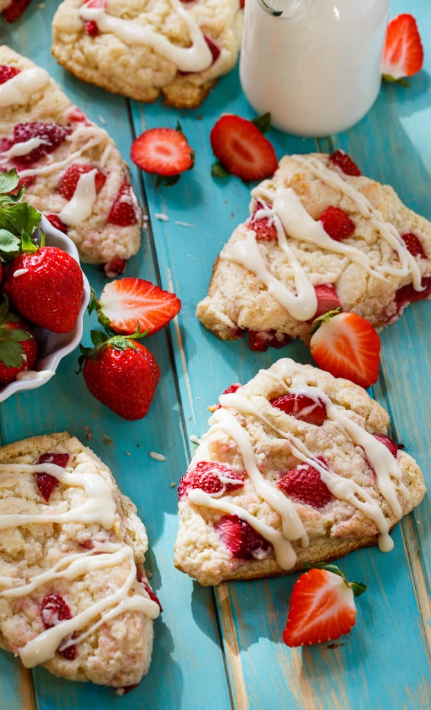 Strawberries and Cream Scones