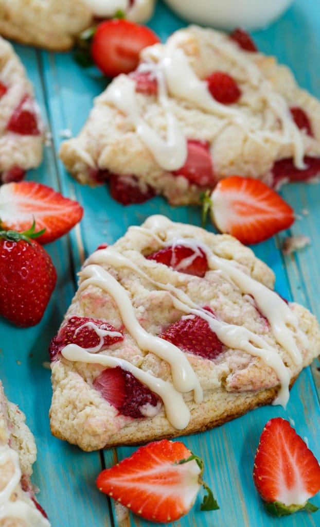 Strawberries and Cream Scones