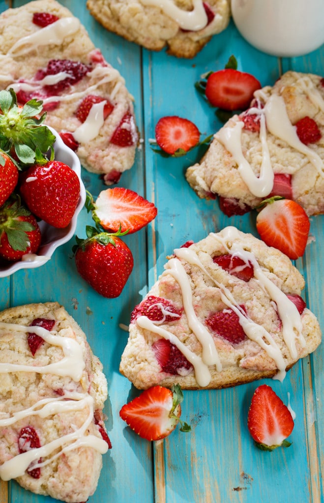 Strawberries and Cream Scones