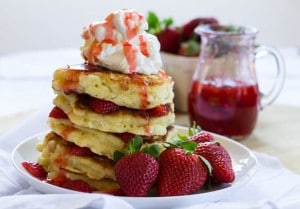 Strawberry Shortcake Pancakes