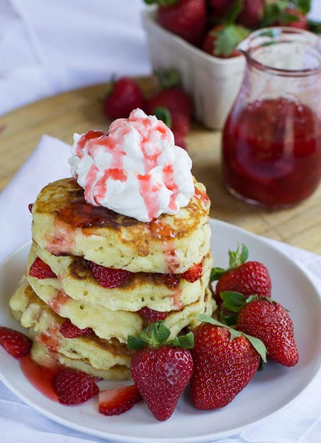 Strawberry Shortcake Pancakes