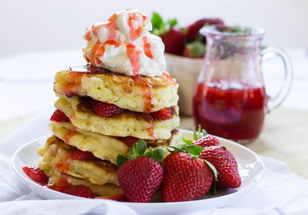 Strawberry Shortcake Pancakes