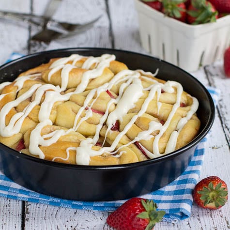 Strawberry Sweet Rolls