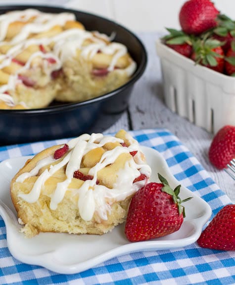 Strawberry Sweet Rolls