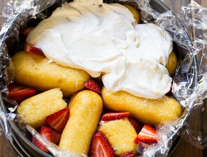 Strawberry Twinkie Cake