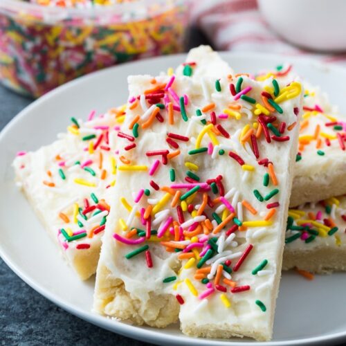 Recipe for Sugar Cookie Bars - Over The Big Moon