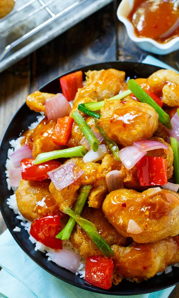 Homemade Sweet and Sour Chicken that tastes better than takeout!