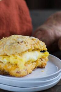 Sweet Potato-Bacon Biscuit
