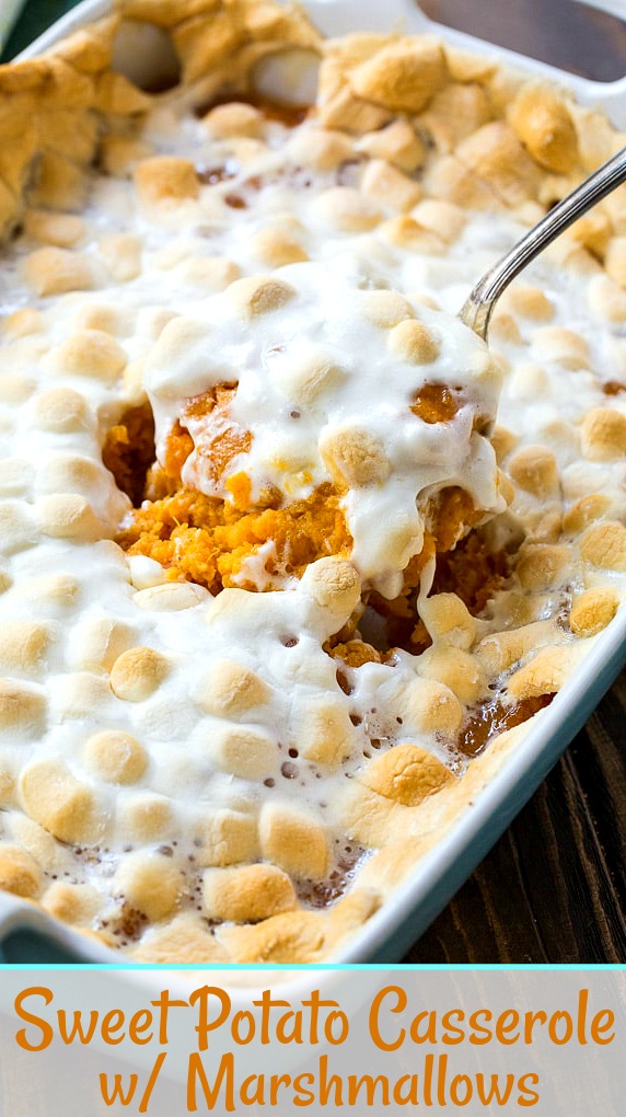 Sweet Potato Casserole with Marshmallows - Spicy Southern Kitchen