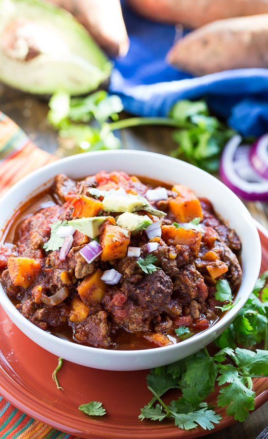 Beef And Sweet Potato Chili Spicy Southern Kitchen