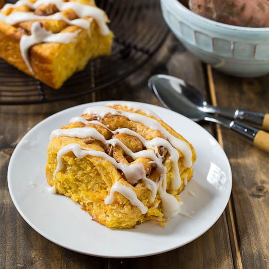 Sweet Potato Cinnamon Rolls