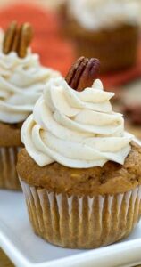 Sweet Potato Cupcakes with Spiced Buttercream