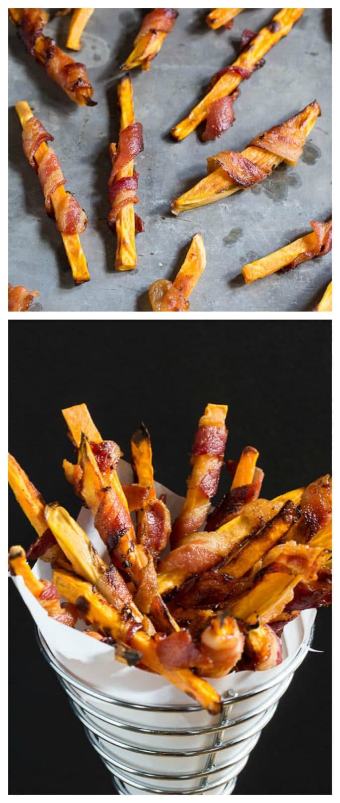 Sweet Potato Fries Wrapped in Bacon Spicy Southern Kitchen