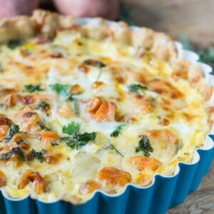 Roasted Sweet Potato Quiche