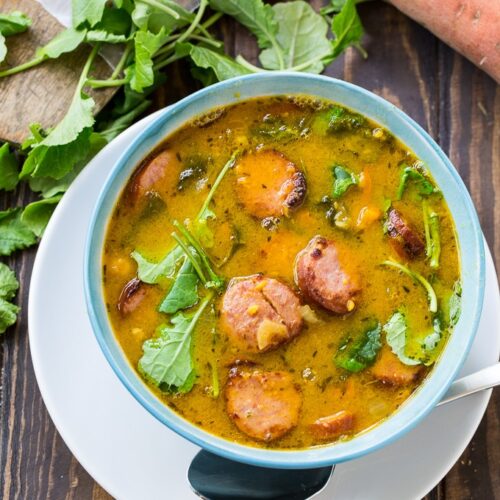 Sausage and Sweet Potato Soup - Spicy Southern Kitchen