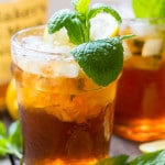 Sweet Tea Mint Julep - the perfct southern cocktail for a Kentucky Derby party.