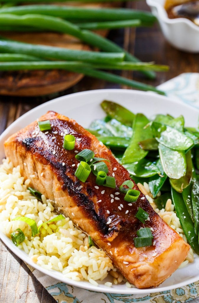 Teriyaki Salmon - Spicy Southern Kitchen