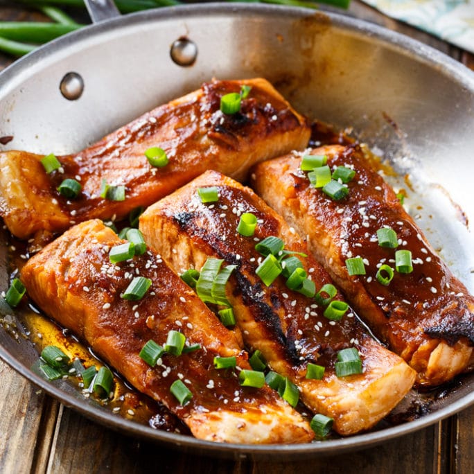 Quick and Easy Teriyaki Salmon. Perfect for a weeknight meal.