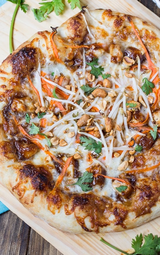 Thai Chicken Pizza - California Pizza Kitchen copycat