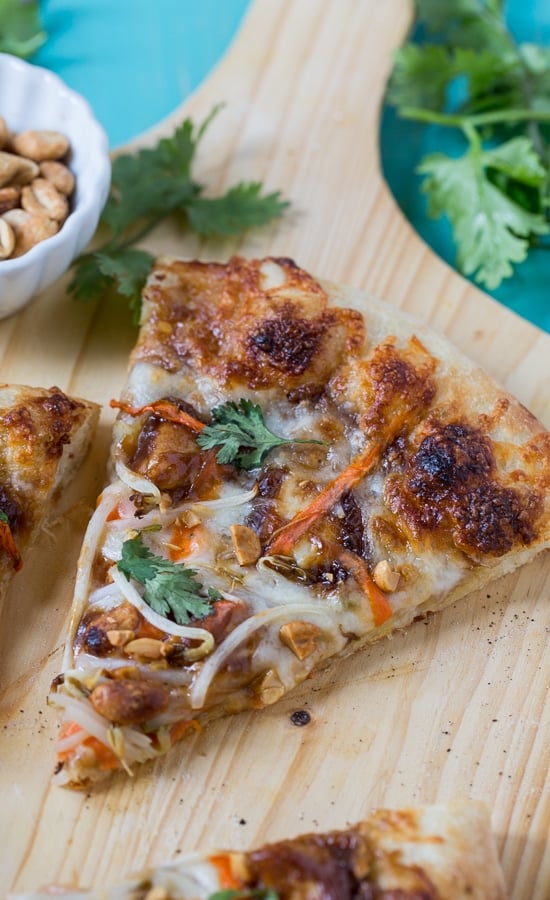 Thai Chicken Pizza - California Pizza Kitchen copycat