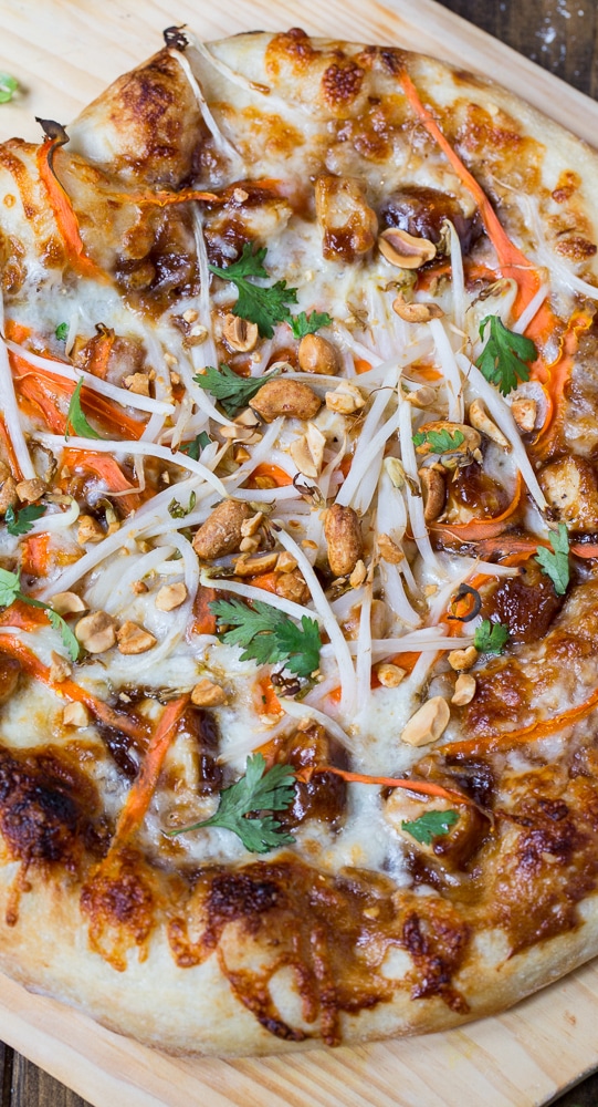 Thai Chicken Pizza - California Pizza Kitchen copycat