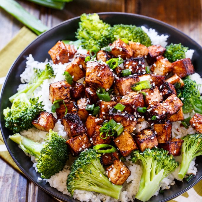 Tofu and Veggie Stir Fry With Sweet Ginger Sauce