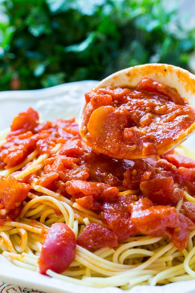 Spicy Tomato Butter Sauce can be made in under 20 minutes!