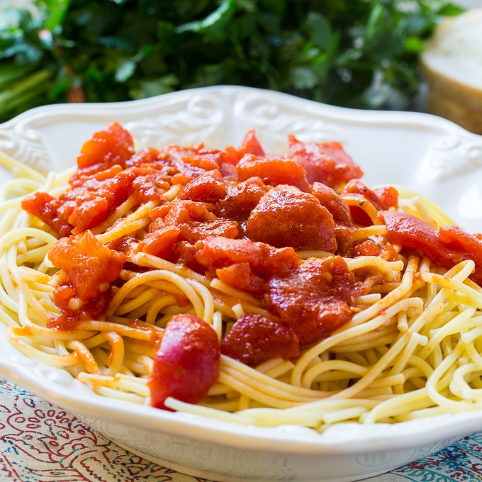 Spicy Tomato Butter Sauce