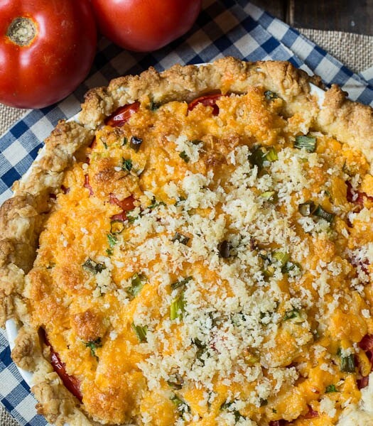 Savory Tomato Pie Recipe- a southern favorite