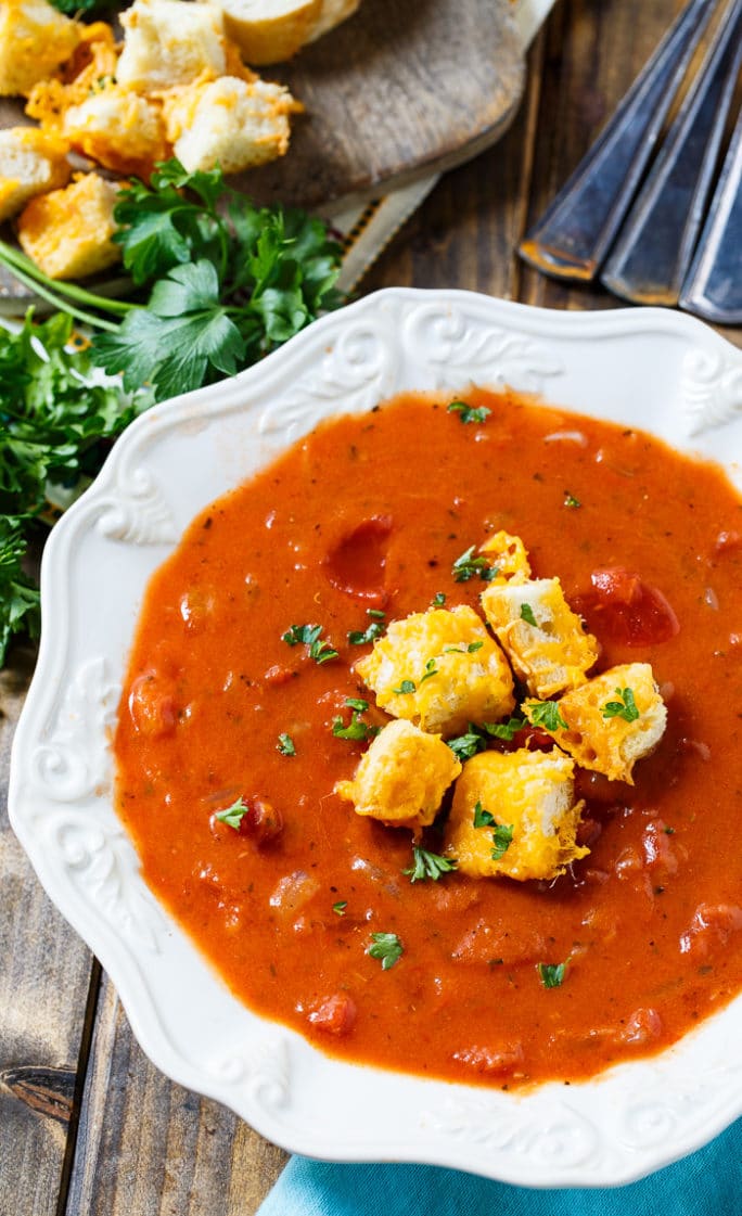 Chunky Tomato Soup Spicy Southern Kitchen