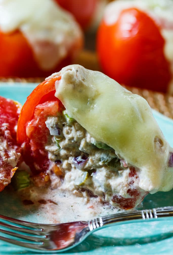 Tuna Melt Tomatoes