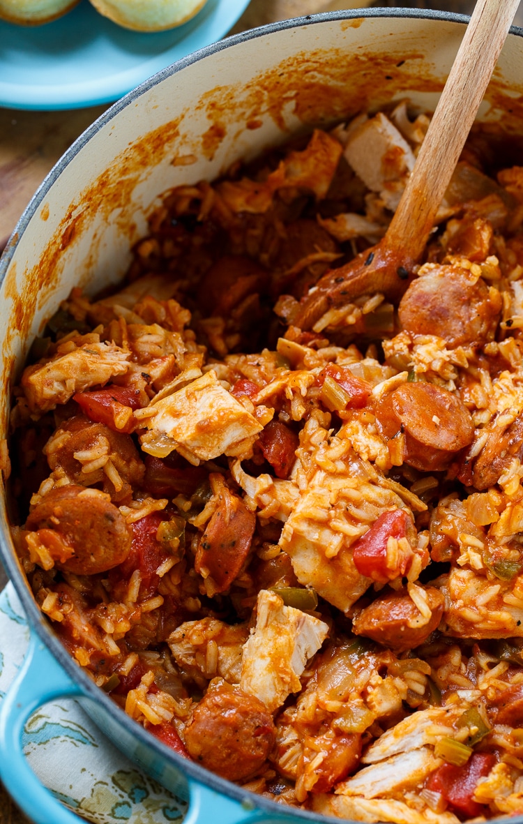 Leftover Turkey Jambalaya #thanksgiving