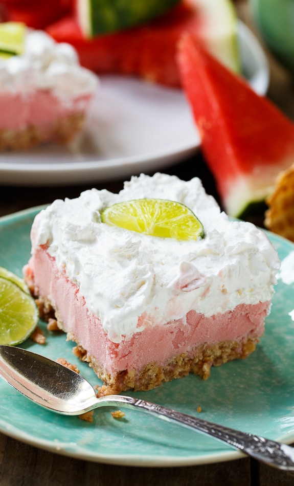 Salted Sherbet Watermelon Bars