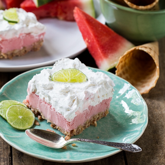 Salted Sherbet Watermelon Bars