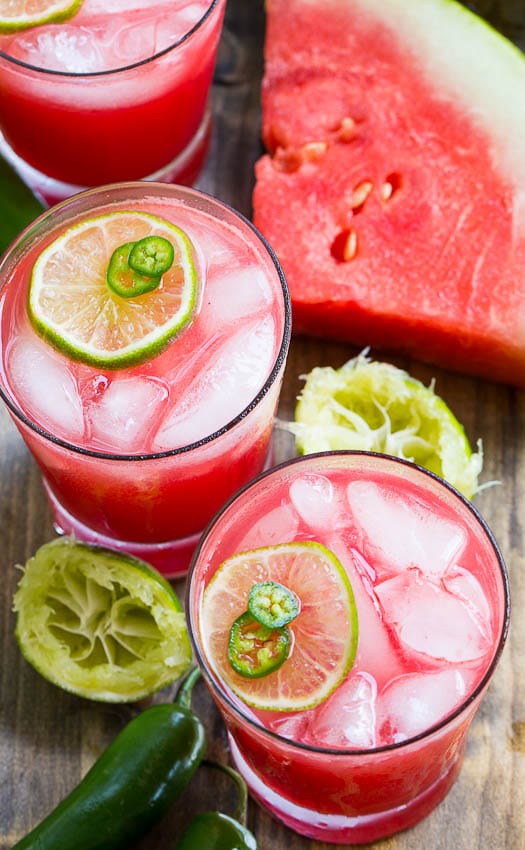 Jalapeno Watermelon Margarita - Spicy Southern Kitchen