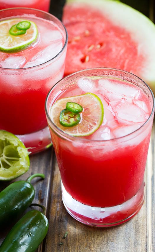 Jalapeno Watermelon Margarita - Spicy Southern Kitchen