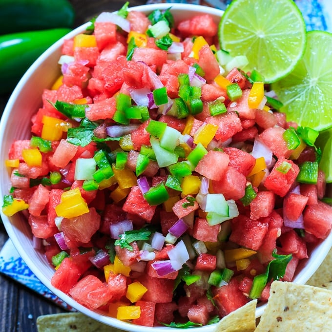 Spicy Watermelon Salsa