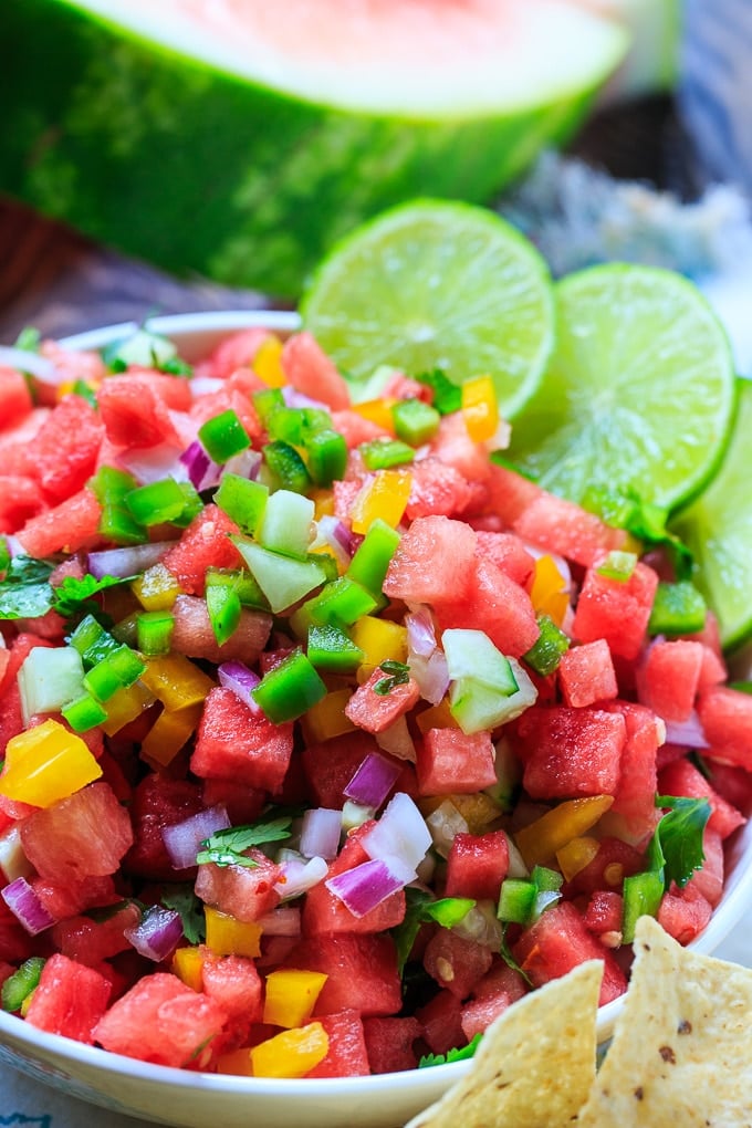 Spicy Watermelon Salsa - Spicy Southern Kitchen