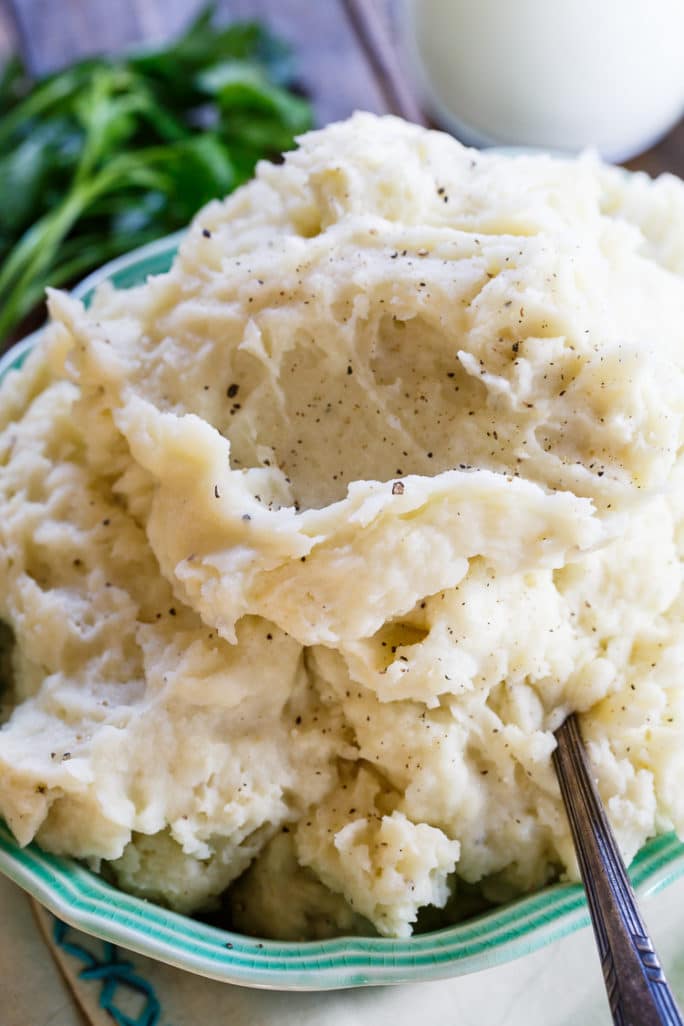 Whipped Potatoes- so smooth and creamy!
