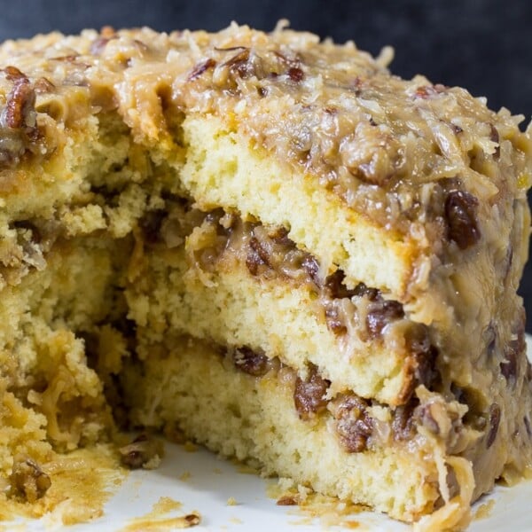 White German Chocolate Cake